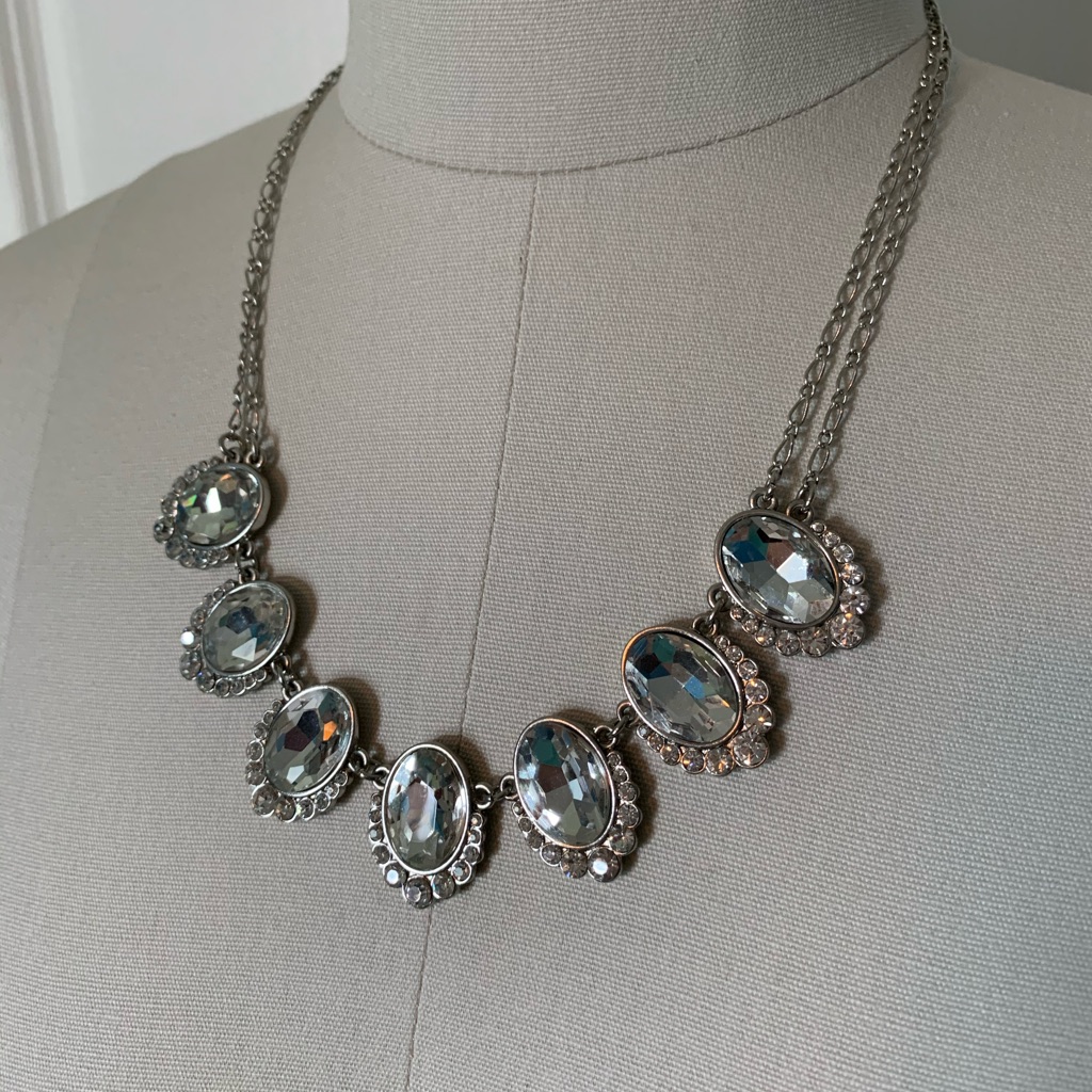Statement Necklace | Silver |